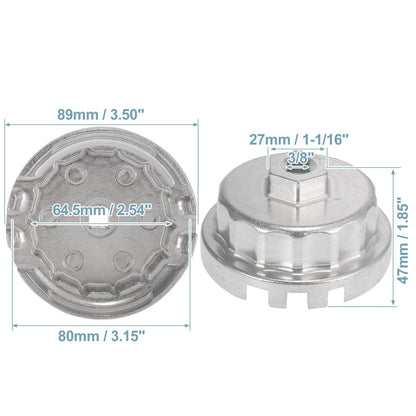 14 Flute Oil Filter Wrench 64.5mm for Toyota