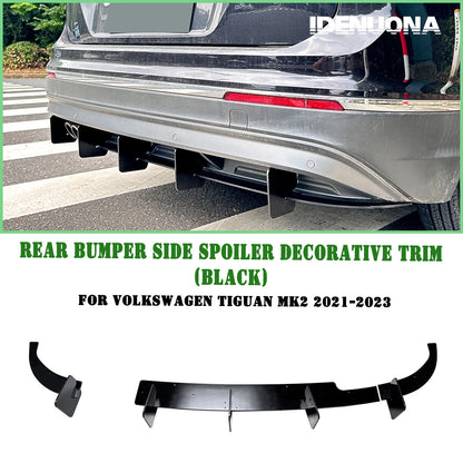 Rear Bumper Diffuser Lip Cover for VW Tiguan MK2 (2021-2023)