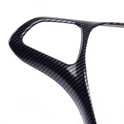 Carbon Fiber Steering Wheel Cover Trim for Benz C-Class W205, GLC X253