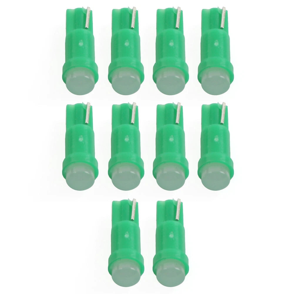 Green T5 1 SMD Dashboard Gauge Indicator Light Bulbs for Car