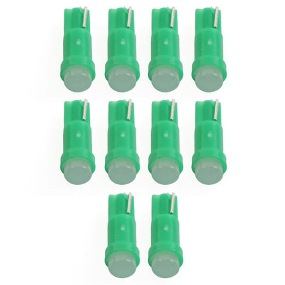 Green T5 1 SMD Dashboard Gauge Indicator Light Bulbs for Car