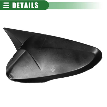 Rearview Mirror Cover Caps for Hyundai Veloster (2012-2017) Gloss Black