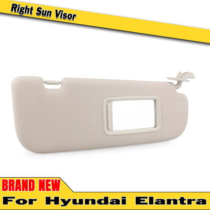 Sun Visor for Hyundai Elantra 2011-2015 (2011-2015) Beige Right Side