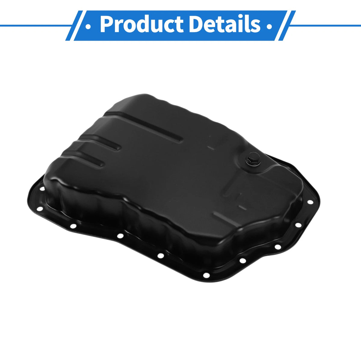 Engine Oil Pan for Toyota Highlander 2015-2021, Steel, Black, 1 x Pc