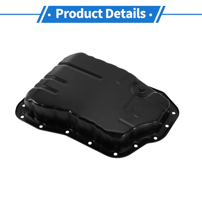Engine Oil Pan for Toyota Highlander 2015-2021, Steel, Black, 1 x Pc