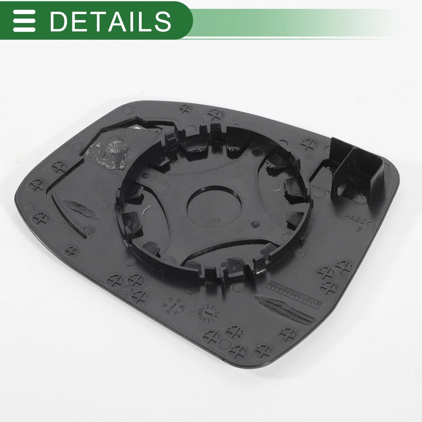Right Side White Mirror Glass for Ford Focus (2012-2018)