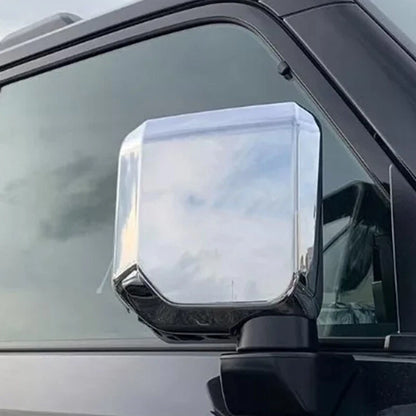 Chrome Rearview Mirror Cover Cap for Land Cruiser Prado LC250 (2024–2026)
