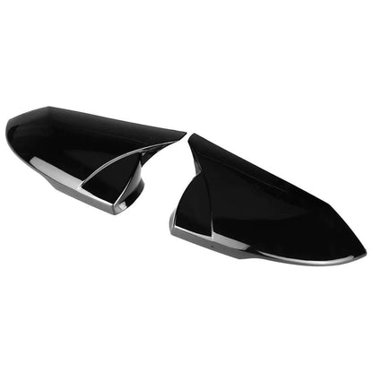 Gloss Black Side Mirror Cover Caps for Hyundai Elantra (2023-2024)