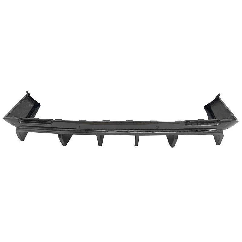 Real Carbon Fiber Rear Bumper Diffuser Cover For Dodge Challenger 2013-2023