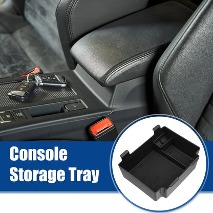 Front Center Console Tray ABS Rubber Black for Acura RDX (2019-2019)