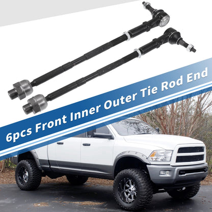 Front Outer Tie Rod End Links Kit for Dodge Ram 1500 (2006 - 2008)
