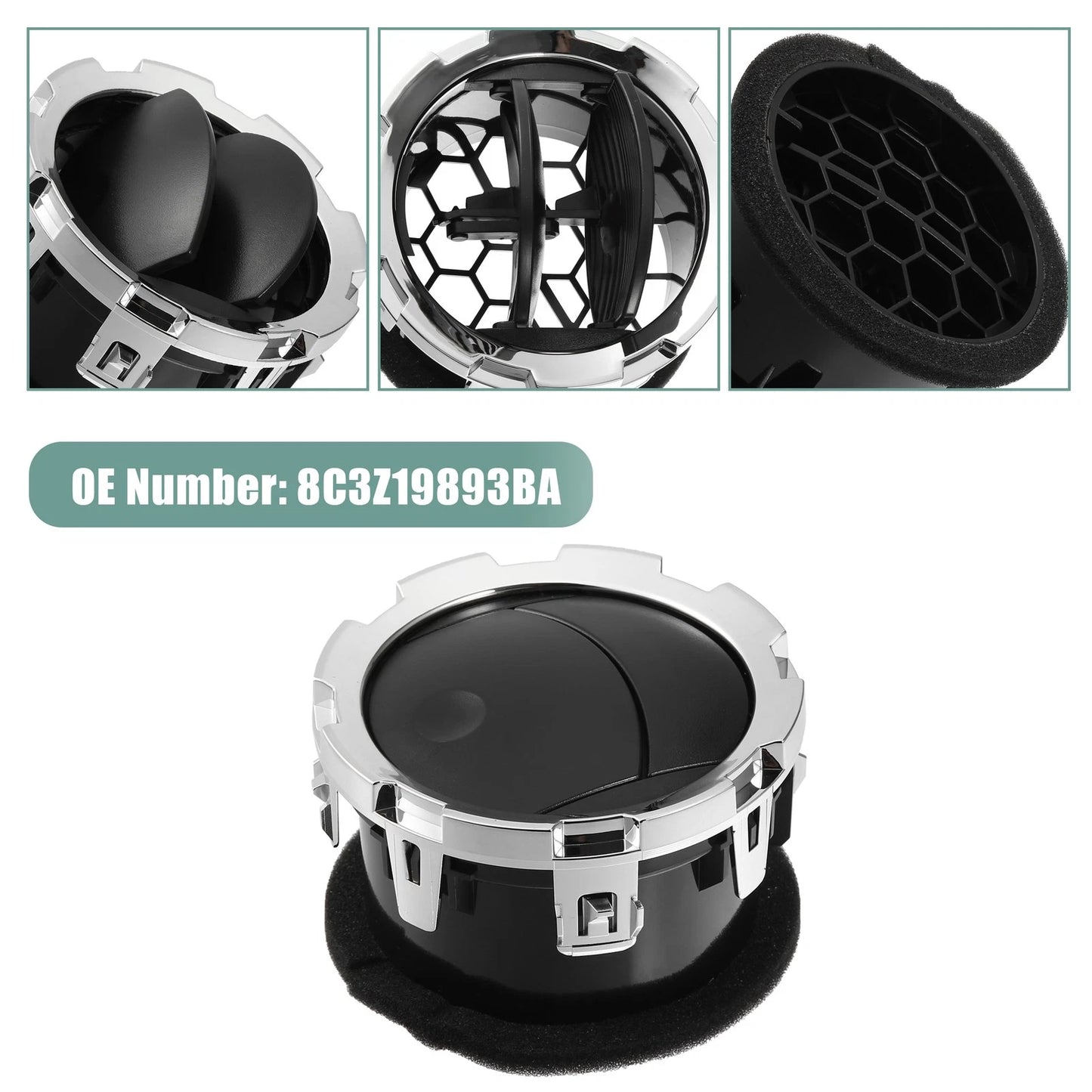 4 Pcs AC Air Vent for Ford F-250 Super Duty (2008-2010)