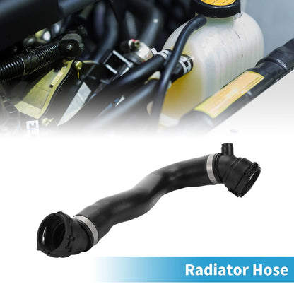 Radiator Hose 1Pc Rubber Black for BMW F26 X4 XDrive28i (2015-2018)