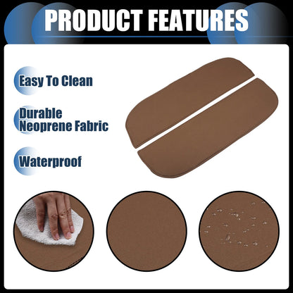 Armrest Protector Covers  for BMW X5 X6 Neoprene Deep Brown (2007-2023)