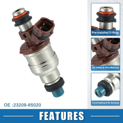 Fuel Injector 6 x No.23209-65020 for Toyota 4Runner SR5 (1989-1995)