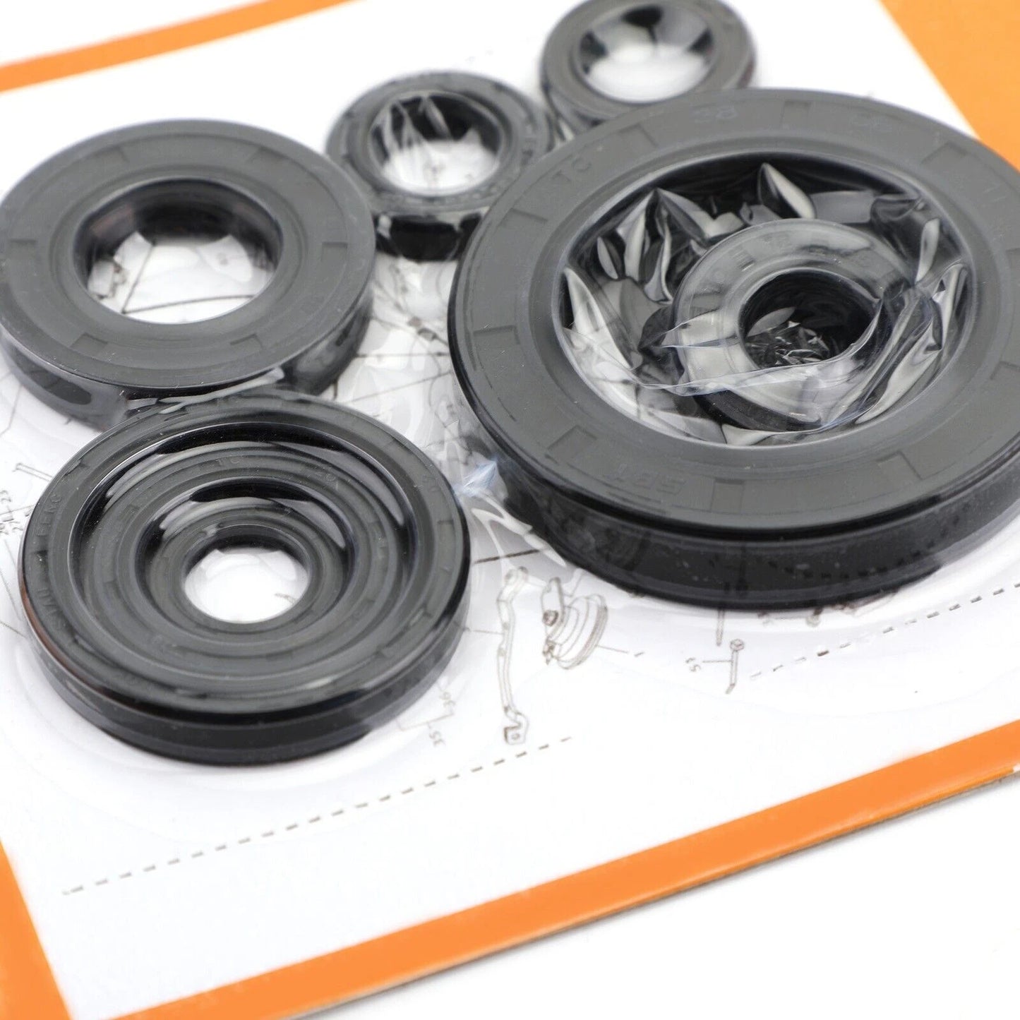 9pc Shaft Seal Set for Honda CR250R CR250 2005-2007