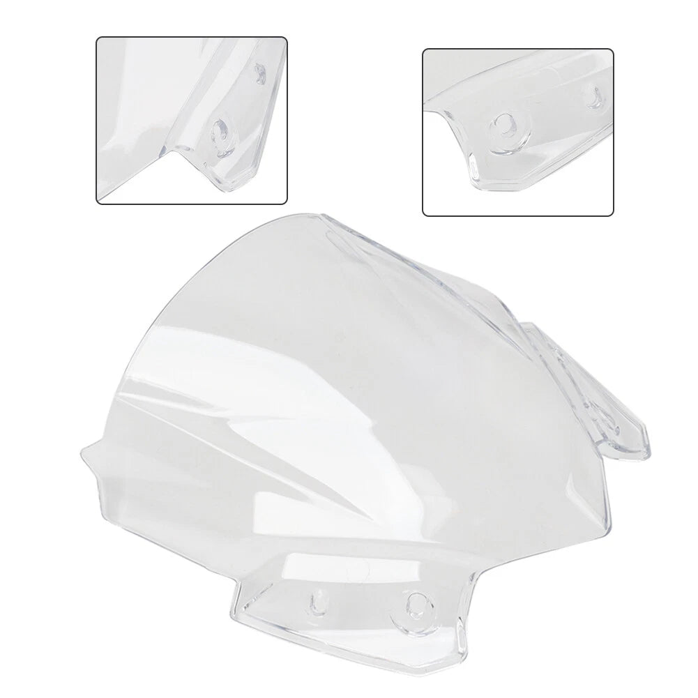 White Front Windscreen Deflector for Kawasaki Z650 2017-2019