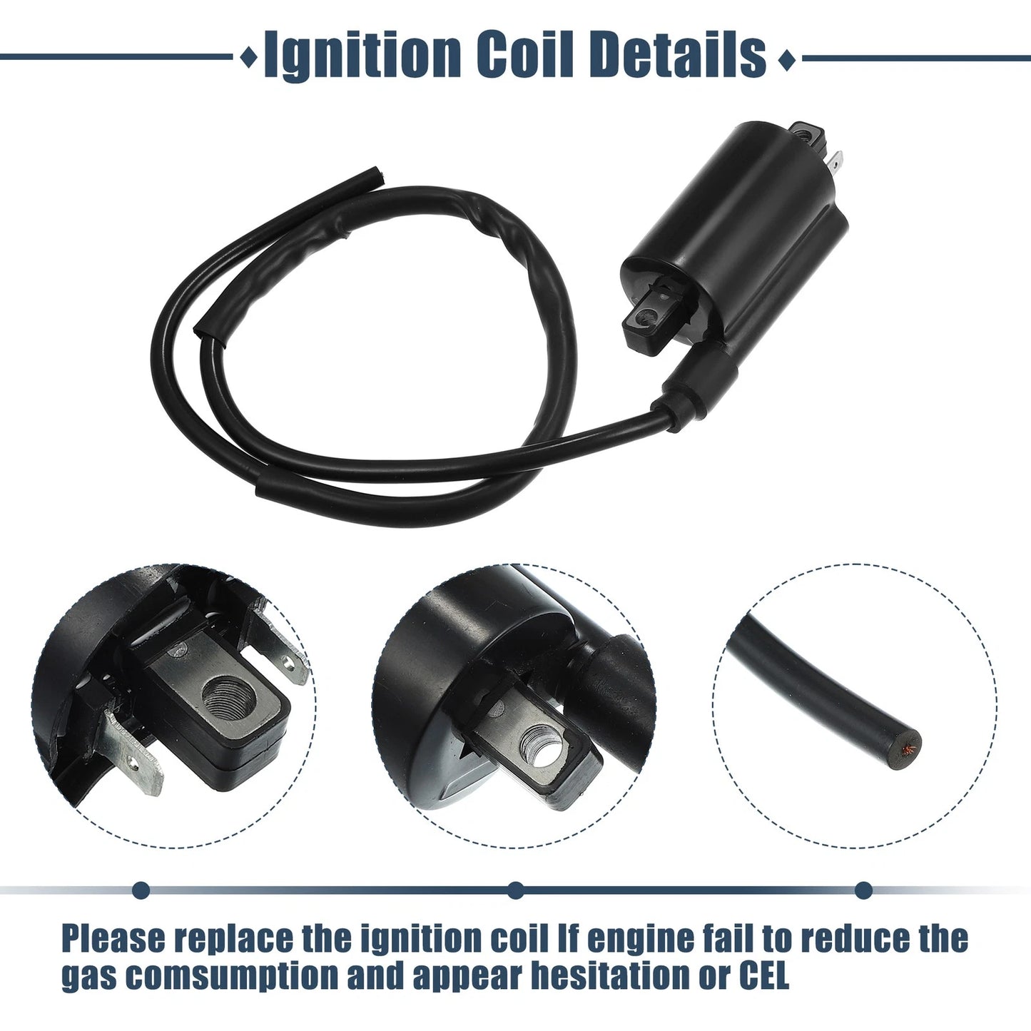 Ignition Coil for Kawasaki Vulcan Mule 3010 3020 Lawn Mower