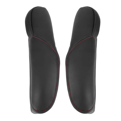Black Front Seat Armrest Cover  Red Line for Honda CRV (2010-2011)