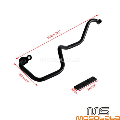 Black Right Side Muffler Guard for Harley Pan America 1250 Special (20-Up)