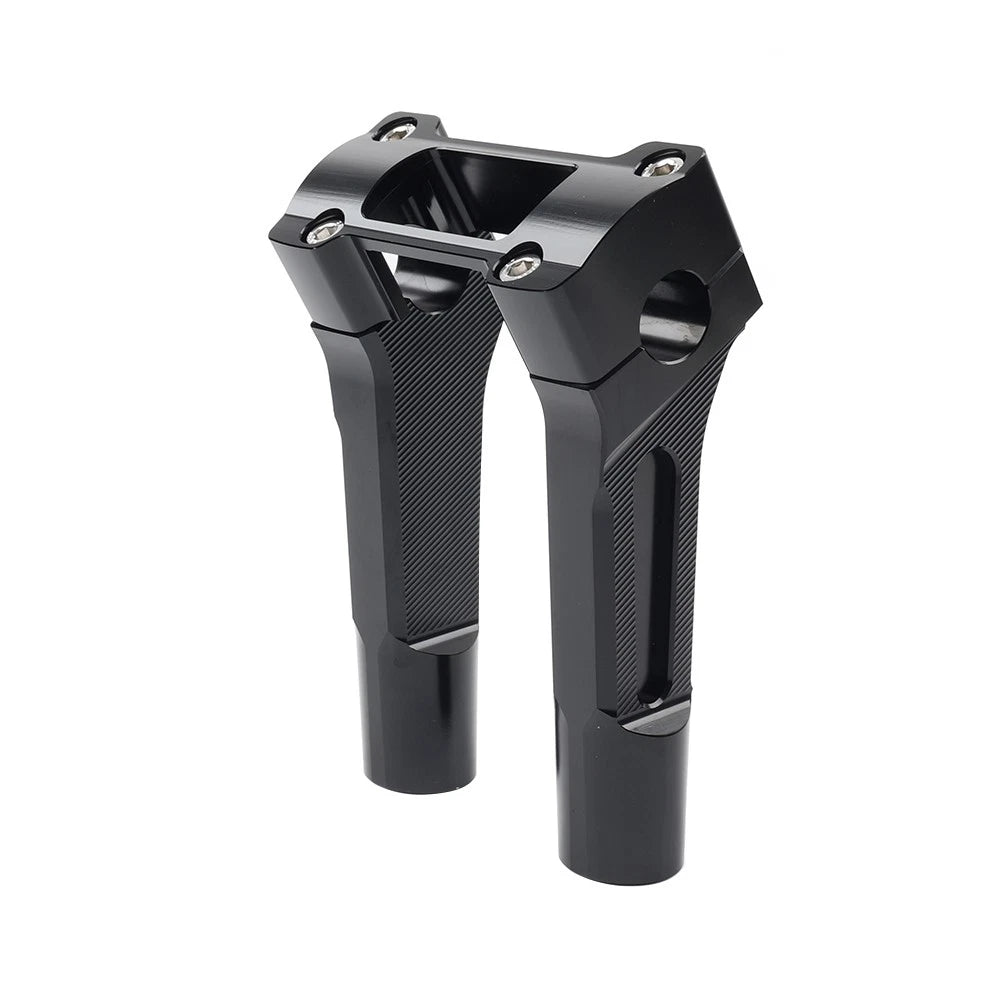 Black 6'' Pullback Handlebar Riser for Harley Dyna M8 Softail Street Bob (2018-2021)