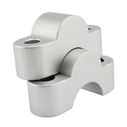 Silver Handlebar Risers Lift Clamp Adapters for BMW S1000XR (2020-2023)