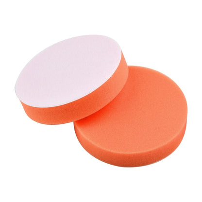 4pc 125mm/5in Car Polishing Buffing Pad Flat Sponge Polisher Buffer Pads