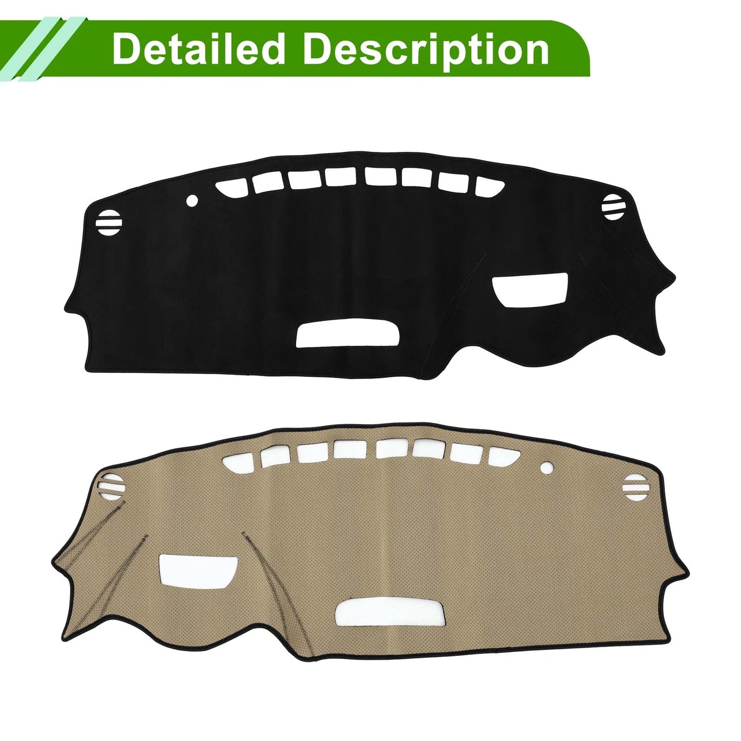Dash Cover Mat for Mazda CX-3 (2016-2022) Sun Protector Pad Black