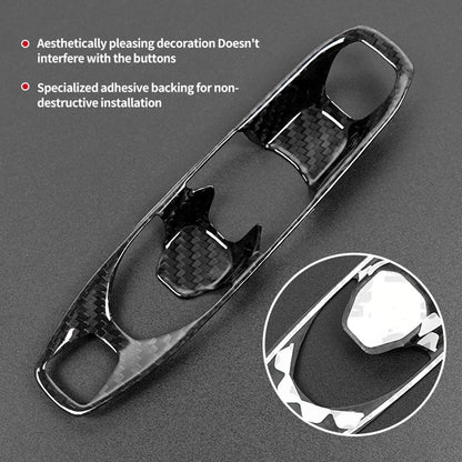 Carbon Fiber Gear Shift Panel Cover for Chevrolet Corvette C8 (2020-2023)