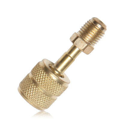 Refrigerant Tank Vacuum Pump Adapter for A/C R410a (Fits Various Models)