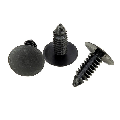100 Pcs 8mm Bumper Clips Fasteners for Auto Car Fender Push Pins