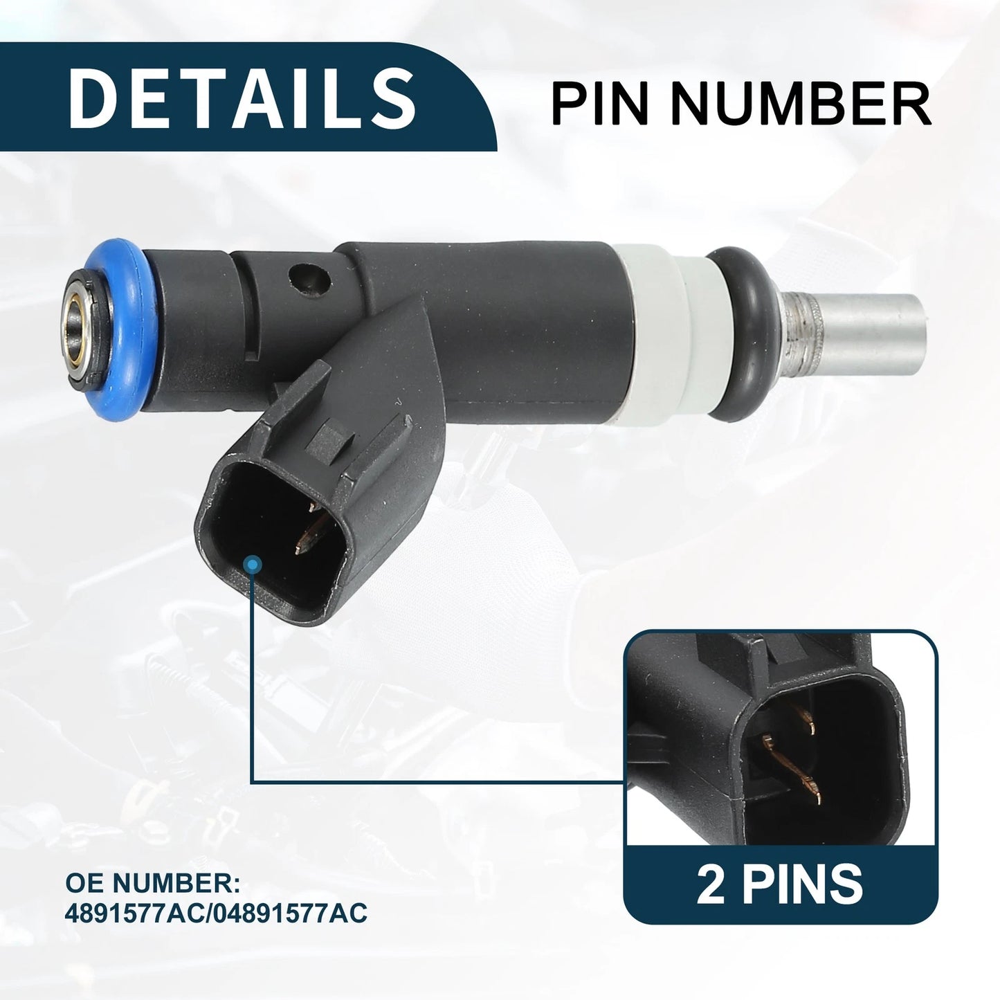 2.4L Fuel Injector for Dodge Avenger (2008-2014)