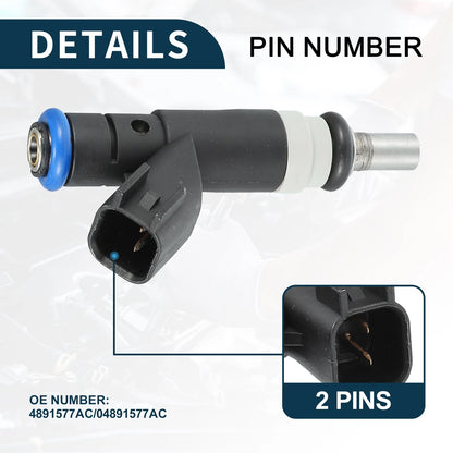 2.4L Fuel Injector for Dodge Avenger (2008-2014)
