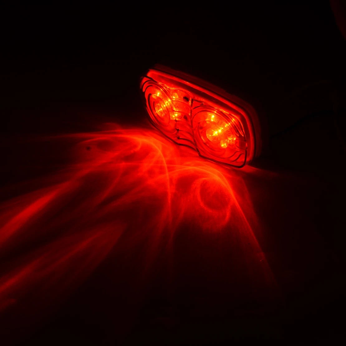 5x Red LED Side Marker Lights for Trailer Truck RV
