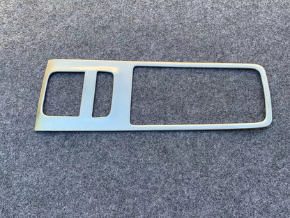 Silver Gear Shift Box Panel Cover Trim for Toyota Harrier Venza (2020-2023)