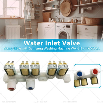 5 Way Inlet Valve for Samsung Washing Machine WA10J8700GW (2015-2017)