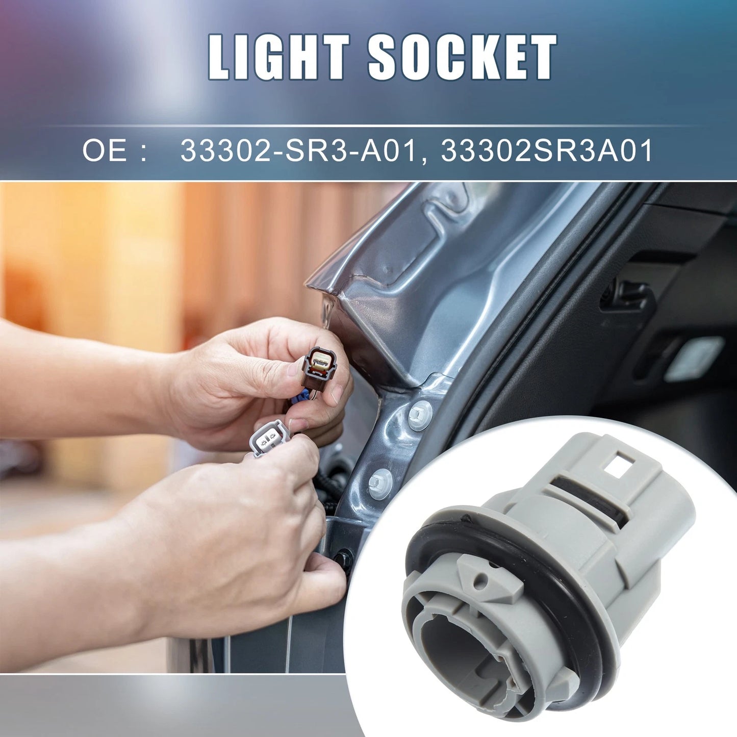 Turn Signal Light Bulb Socket for Honda Accord (1998-2012)