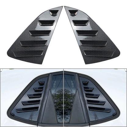Rear Side Window Louver Vent Trim Covers for VW Polo MK6 (2018 - )