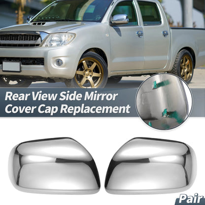 Rearview Mirror Cover Cap Chrome Plated for Toyota Hilux Vigo (2005-2011)