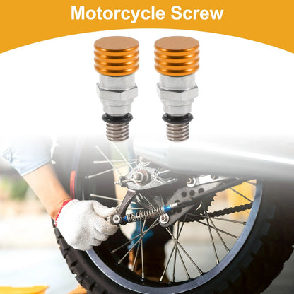 2 x Screw M5x0.8 Fork Air Bleeder Valve for Motorcycle