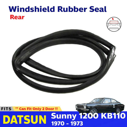 Rear Windshield Rubber Weatherstrip Fits Datsun Sunny KB110 2D Coupe 1970-73 D06