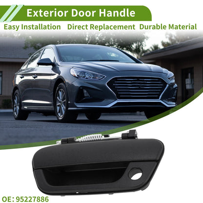Exterior Door Handle for Chevrolet Spark (2013 - 2016) Black Front Left