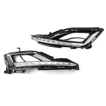 1 Pair LED Fog Lamp Bezel for Hyundai Sonata (2015-2016)