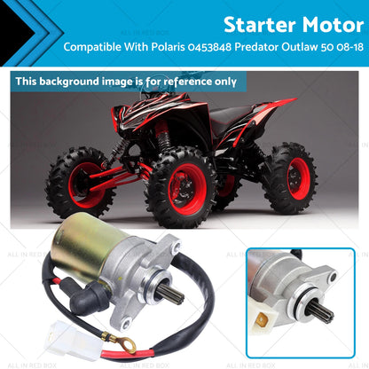 Electric Starter Motor for Polaris Predator Outlaw 50 ATV (2008-2018)