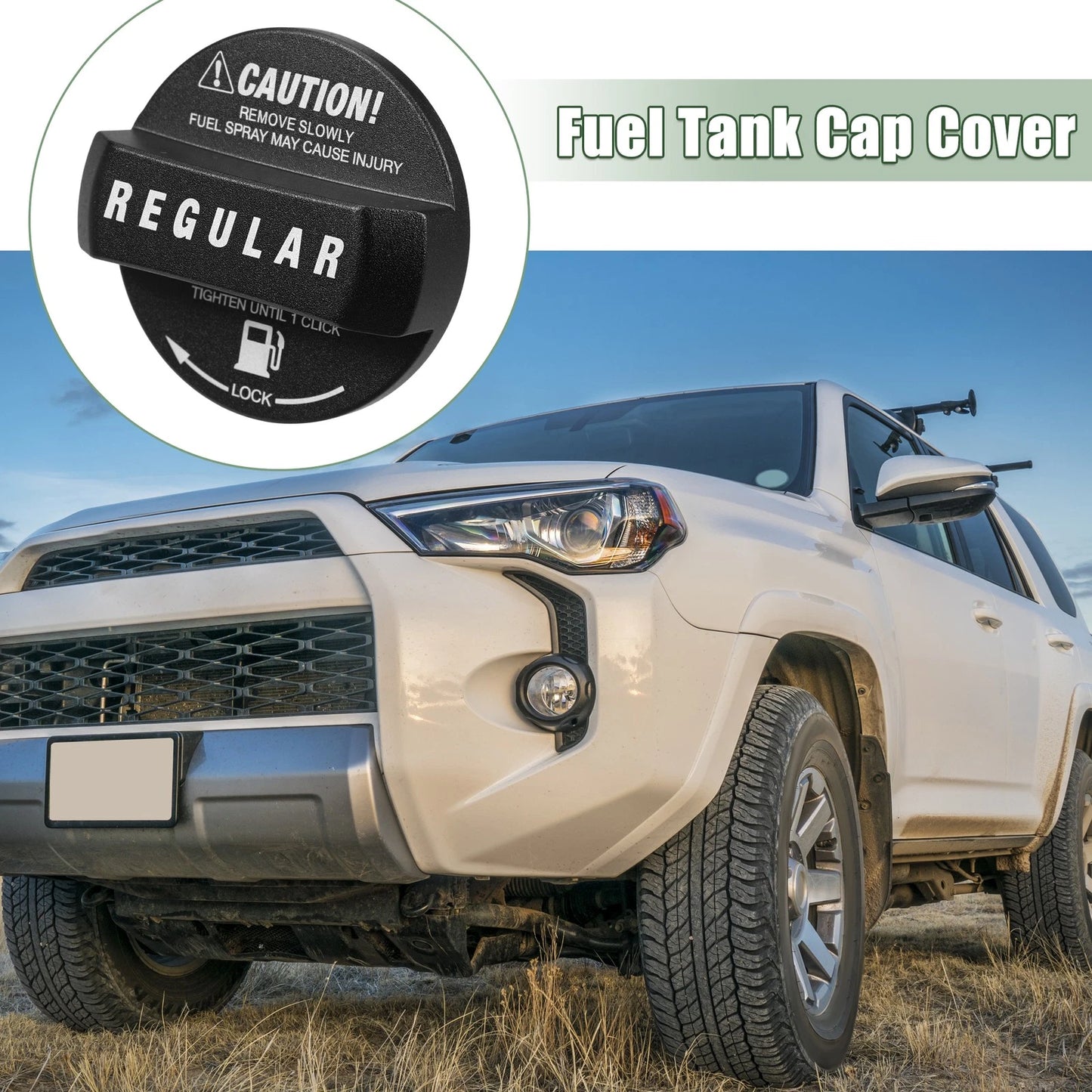 Fuel Tank Cap Cover for Toyota (Fits Various Models)