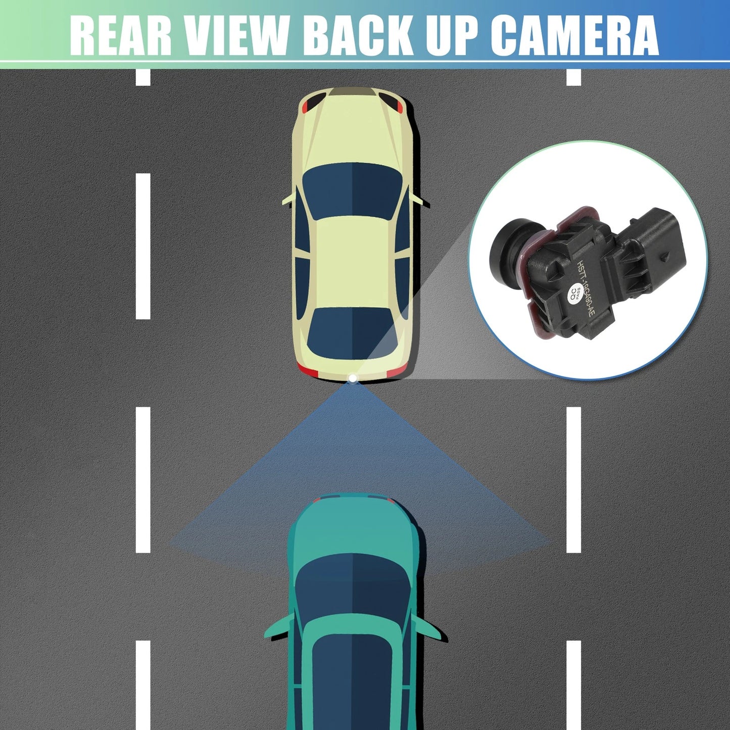 Rear View Backup Camera & Pry Bar for Ford Fusion (2017-2020)