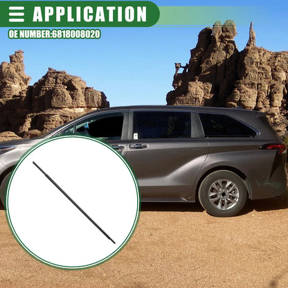 Rear Left Door Window Belt Weatherstrip for Toyota Sienna (2011-2020)