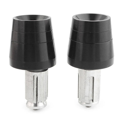 Black Handlebar End Plugs for Honda CBR, CB, Yamaha YZ, YZF, Kawasaki