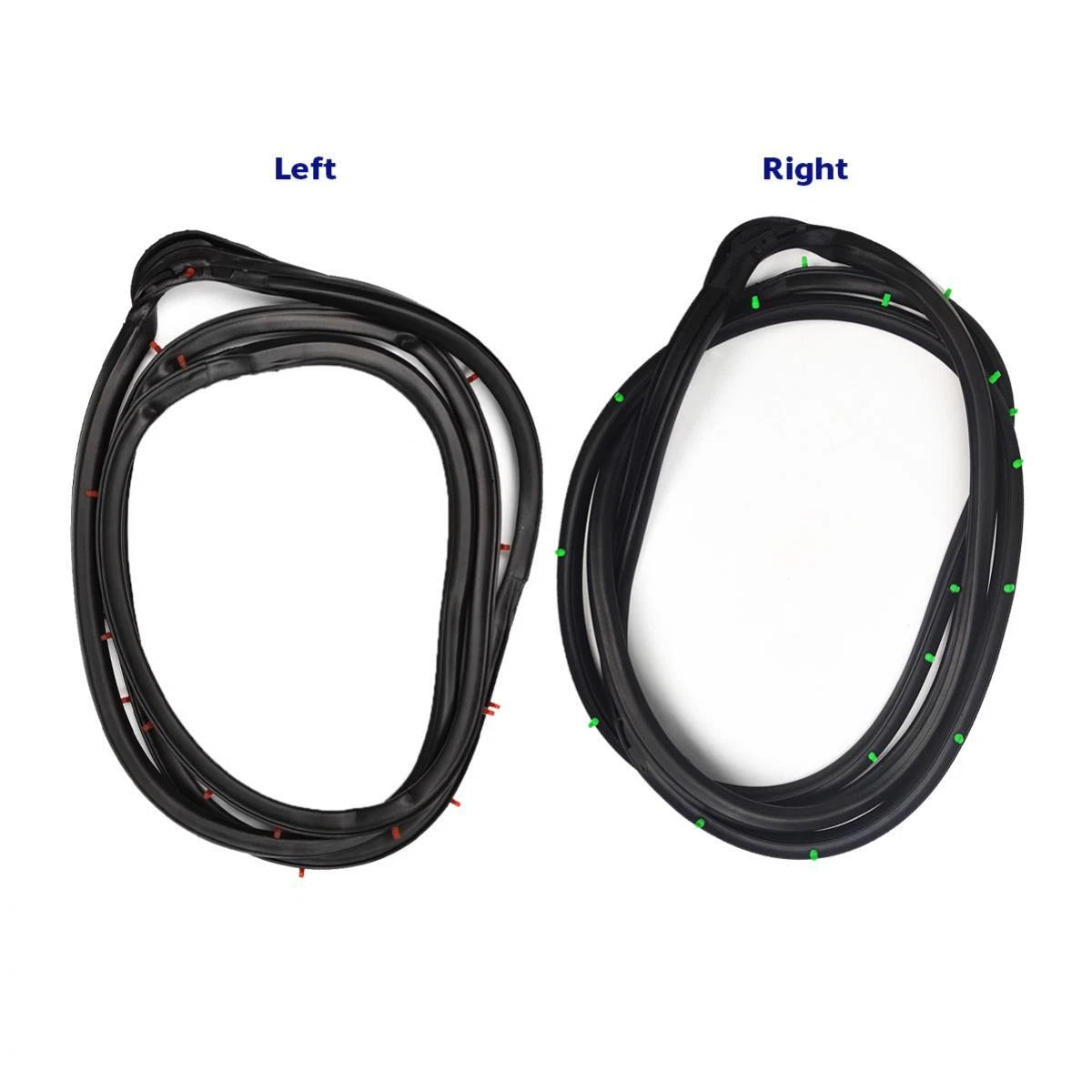 Weatherstrip Door Rubber Pair Fits Nissan Sunny Sentra B13 2D Sedan 1990-93 D11