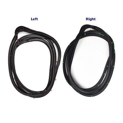 Weatherstrip Door Rubber Pair Fits Nissan Sunny Sentra B13 2D Sedan 1990-93 D11